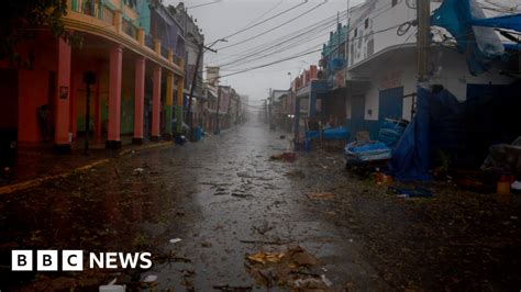 Jamaica hammered by powerful storm Beryl .